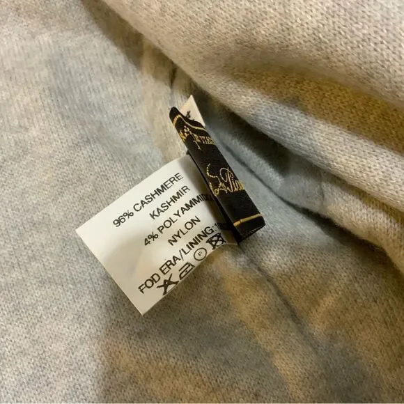 Ing Loro Piana & C.Italy 96 % Cashmere Women’s Custom Made Luxury Overcoat Sz 44